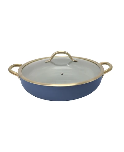 Sedona Kitchen Ceramic 13" Everyday Pan with Lid