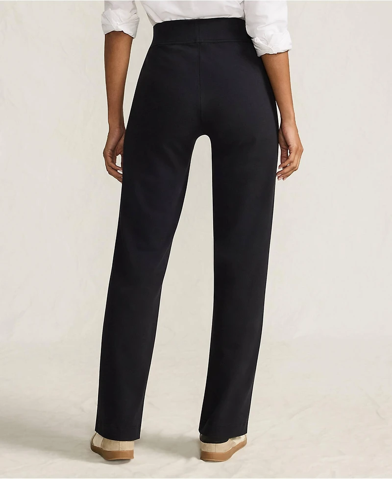 Lands' End Women's Starfish Mid Rise Straight Leg Pants