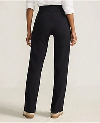 Lands' End Women's Starfish Mid Rise Straight Leg Pants
