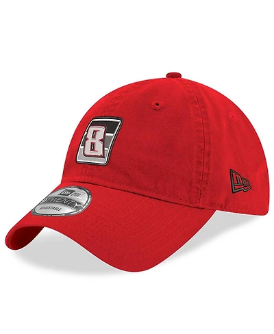 Men's New Era Scarlet Kyle Busch 9TWENTY Side Patch Adjustable Hat