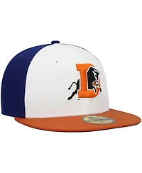 Men's New Era White Durham Bulls Authentic Collection Team Alternate 59FIFTY Fitted Hat