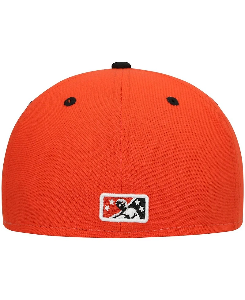 Men's New Era White Delmarva Shorebirds Authentic Collection Team Alternate 59FIFTY Fitted Hat