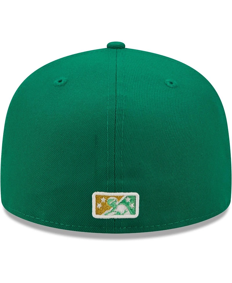 Men's New Era Green Caballeros De Charlotte Copa La Diversion 59FIFTY Fitted Hat