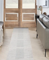 Nourison Home Astra Machine Washable ASW04 2'2" x 10' Runner Area Rug