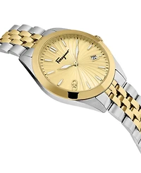 Salvatore Ferragamo Women's Swiss Classic Two-Tone Stainless Steel Bracelet Watch 36mm