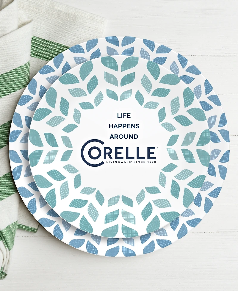Corelle Vitrelle Global Collection Northern Pines 12 Pc. Dinnerware Set, Service for 4