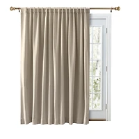 Ricardo Ultimate Black-Out 2-Way Pocket Double-wide Curtain Panel 112"W x 84"L