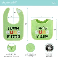 The Peanutshell Baby Girls Unisex Terry Bibs, 16 Pack for Feeding, Teething, or Drooling, Neutrals Theme