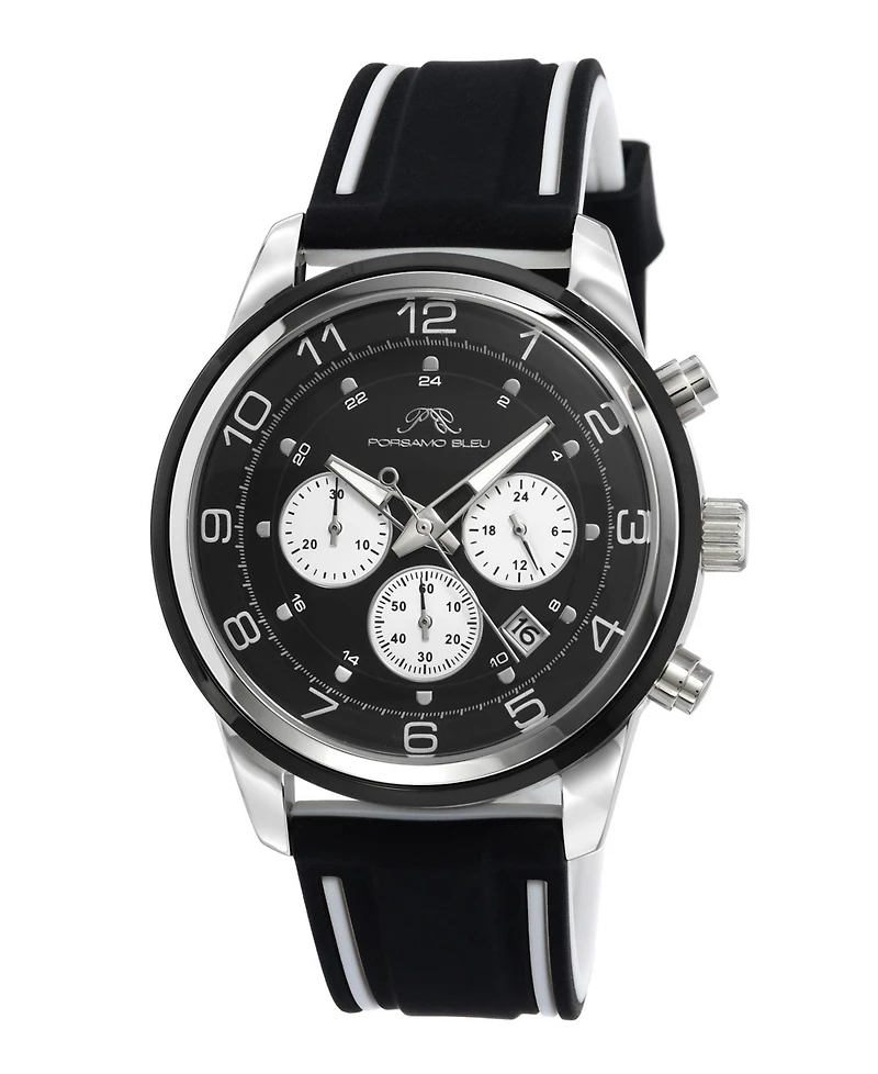 Porsamo Bleu Men's Arthur Silicone Strap Watch 1092AARR