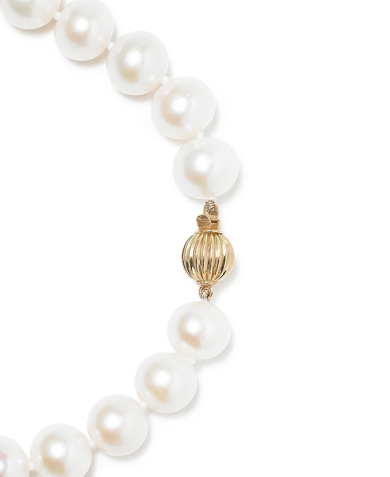 Belle de Mer Cultured Freshwater Pearl (9-1/2mm) Collar 18" Necklace