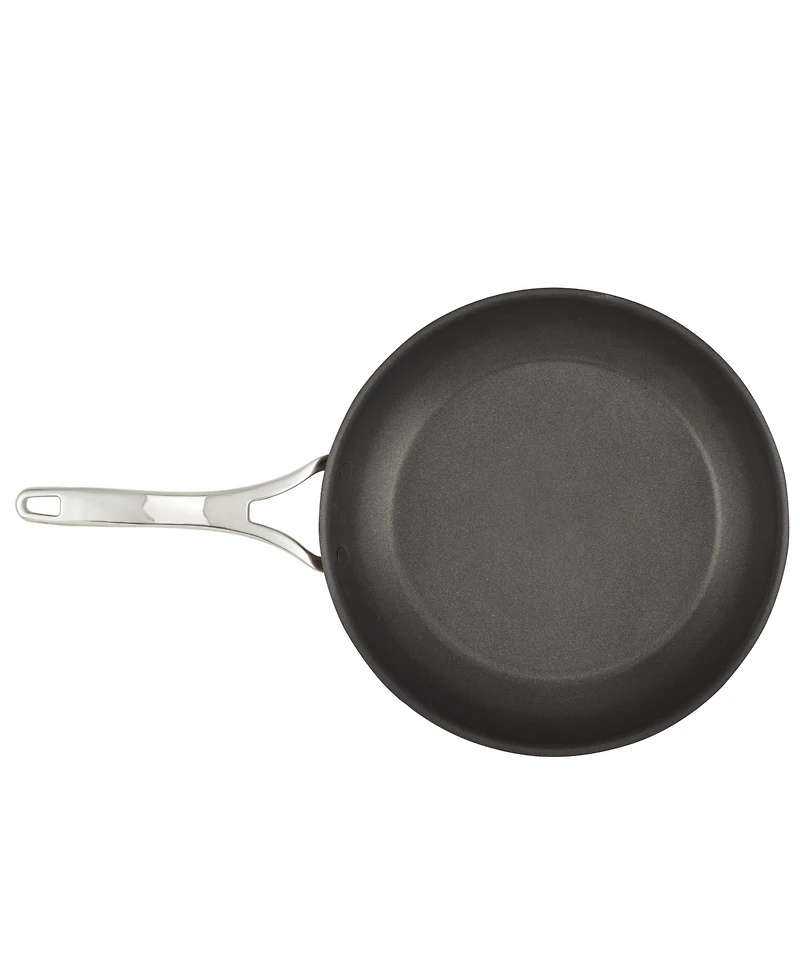 Anolon Nouvelle Copper Luxe Hard-Anodized Nonstick Frying Pan Set, 2-Piece, Sable