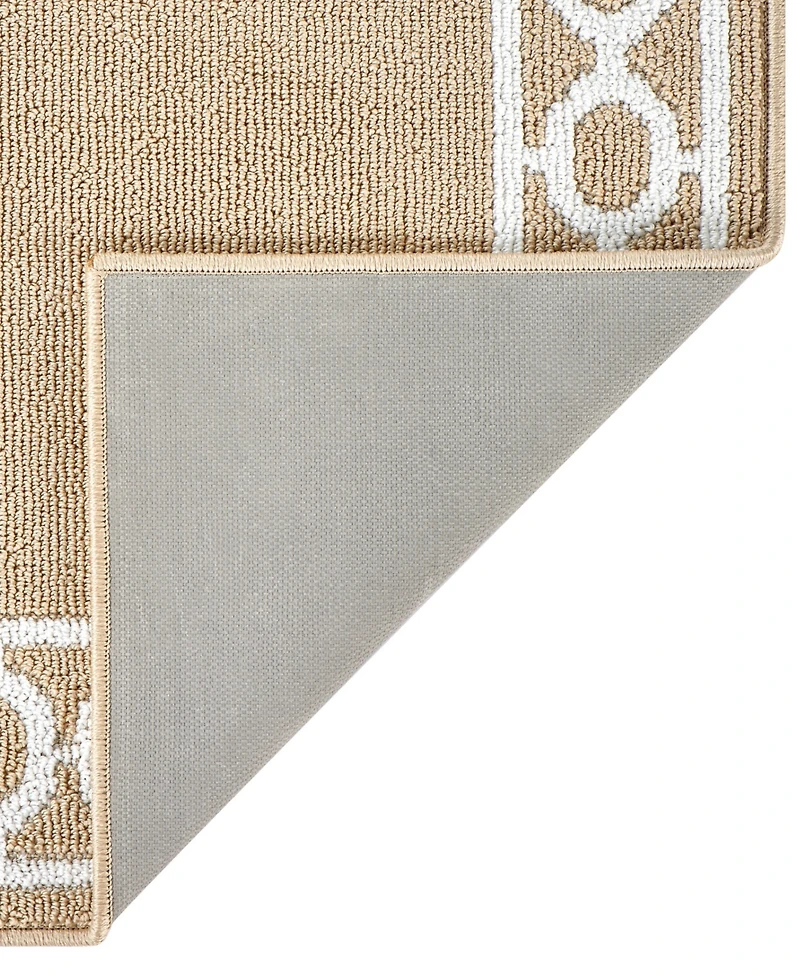 Jean Pierre Christine Trellis Border Tufted Runner Rug