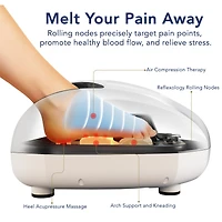 Miko Shiatsu Foot Massager Machine with Kneading and Switchable Heat