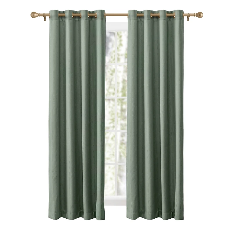 Ricardo Grand Pointe Grommet Curtain Panel 54"W x 72"L