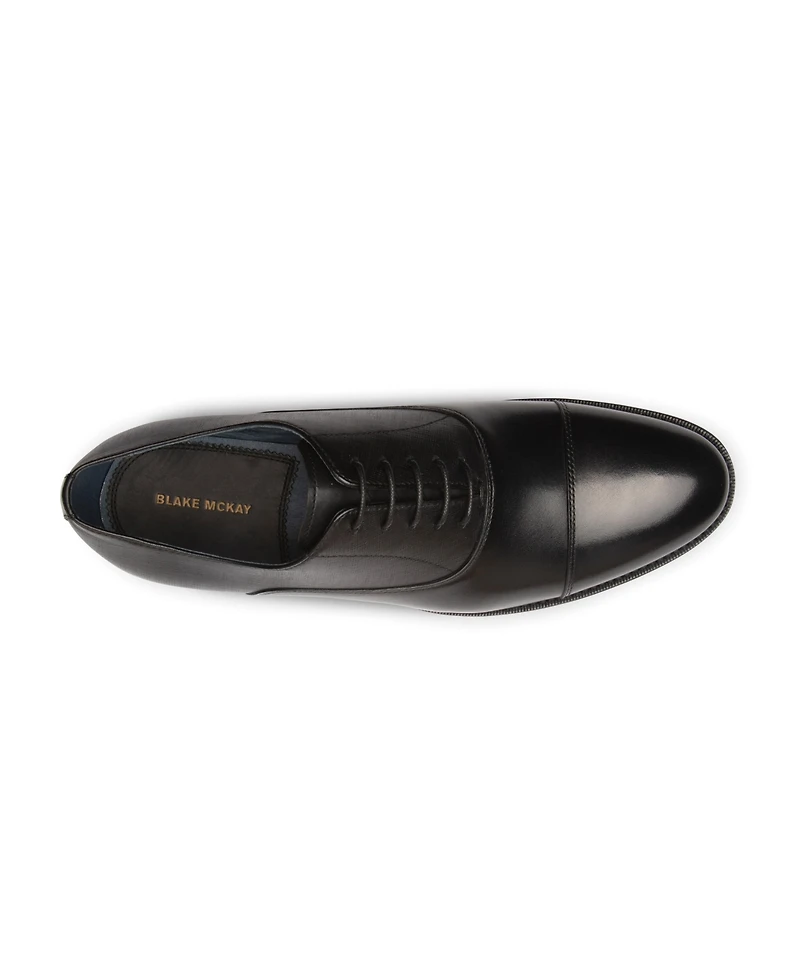 Blake McKay Men's McNeil Oxford Dress Lace-Up Cap Toe Leather Shoes