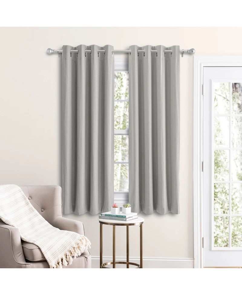 Ricardo Grand Pointe Grommet Panel w/Wand Curtain 54"W x 45"L