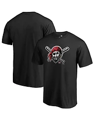 Men's Fanatics Black Pittsburgh Pirates Midnight Mascot T-shirt
