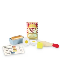 Melissa & Doug Wooden Make-a-Cake Mixer Set (11 pcs)