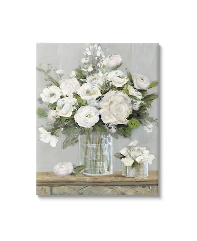 Stupell Industries Country Floral Scene Canvas Wall Art, 24" x 1.5" x 30"