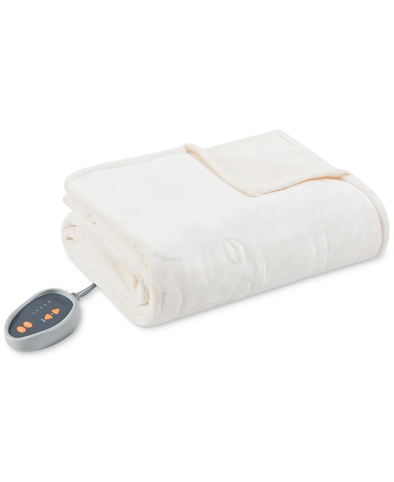 Premier Comfort Luxury Plush Heated Blanket, Twin, Exclusively at Macy's