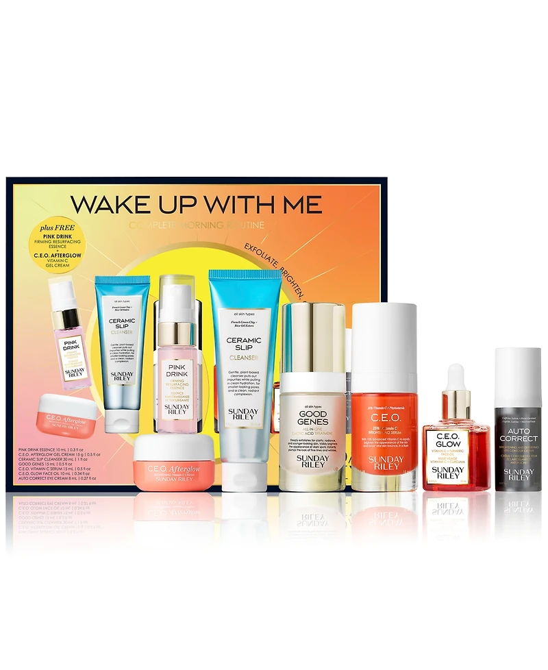 Sunday Riley 7-Pc. Wake Up With Me Complete Morning Routine Skincare Set