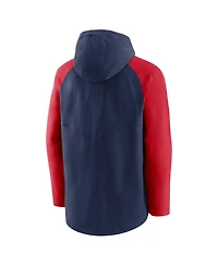 Men's Nike Navy, Red Chicago White Sox Authentic Collection Performance Raglan Full-Zip Hoodie