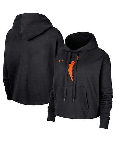 Women's Nike Wnba Logowoman Team 13 Cropped Pullover Hoodie