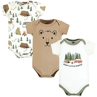 Hudson Baby Boys Unisex All-Season Cotton One-Piece Garment Set of 3