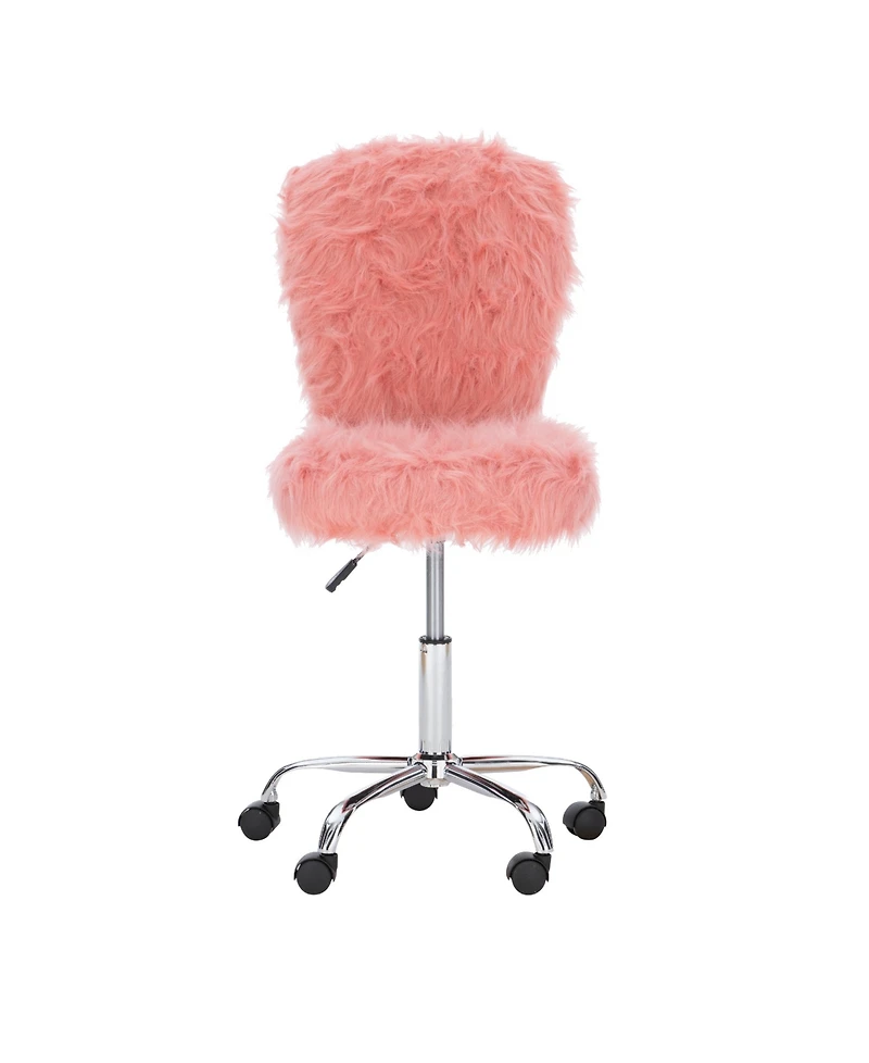 Linon Home Decor Albion Armless Swivel Office Chair
