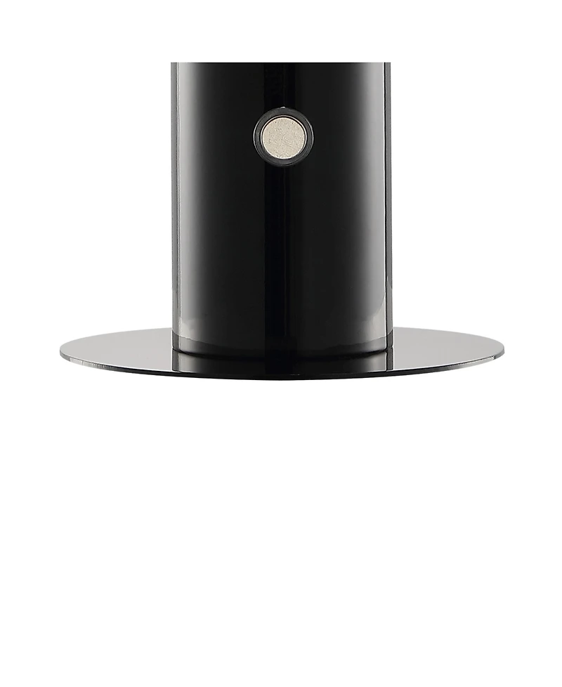 Suillius 11" Contemporary Bohemian Rechargeable, Cordless Iron Integrated Led Mushroom Table Lamp