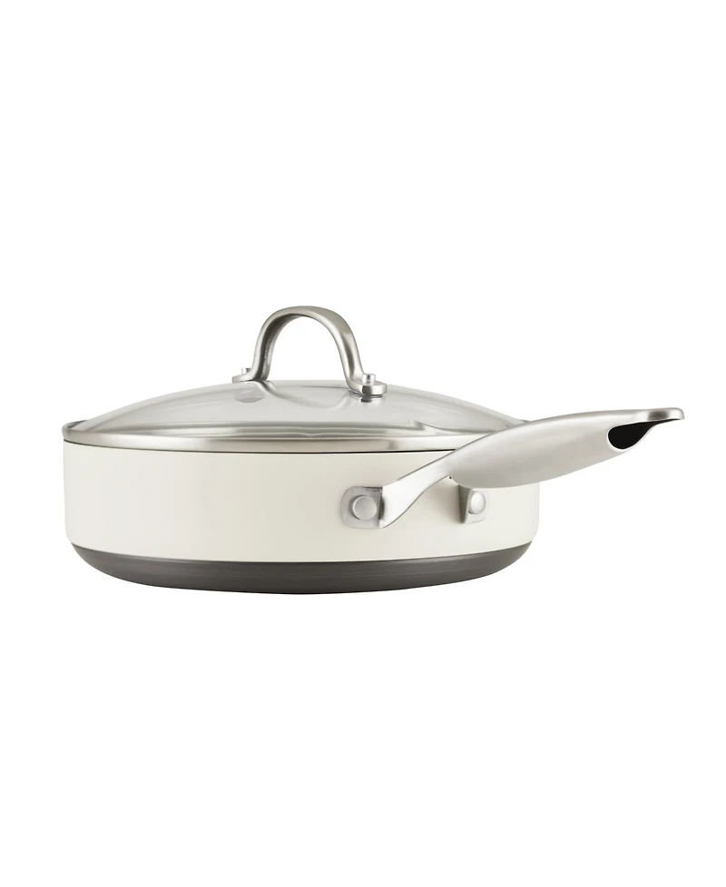 Anolon Achieve Hard Anodized Nonstick 3 Quart Saute Pan with Lid