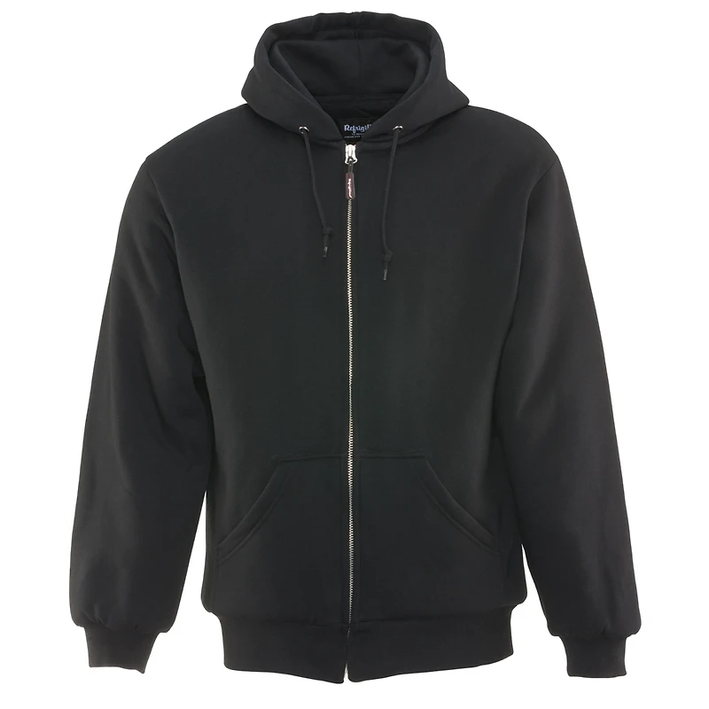 RefrigiWear Big & Tall Insulated Full Zip Sweatshirt - Pre-Shrunk, Large Pockets