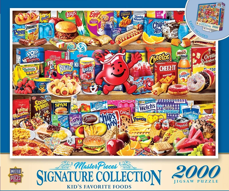 Signature Collection - Kids' Favorite Foods 2000 Piece Jigsaw Puzzle