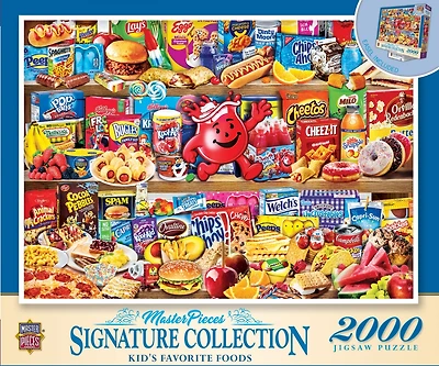 Signature Collection - Kids' Favorite Foods 2000 Piece Jigsaw Puzzle