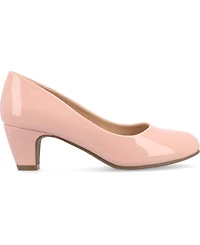 Journee Collection Women's Luu Round Toe Pumps