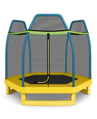 Costway 7FT Kids Trampoline Outdoor Indoor Recreational Bounce Jumper