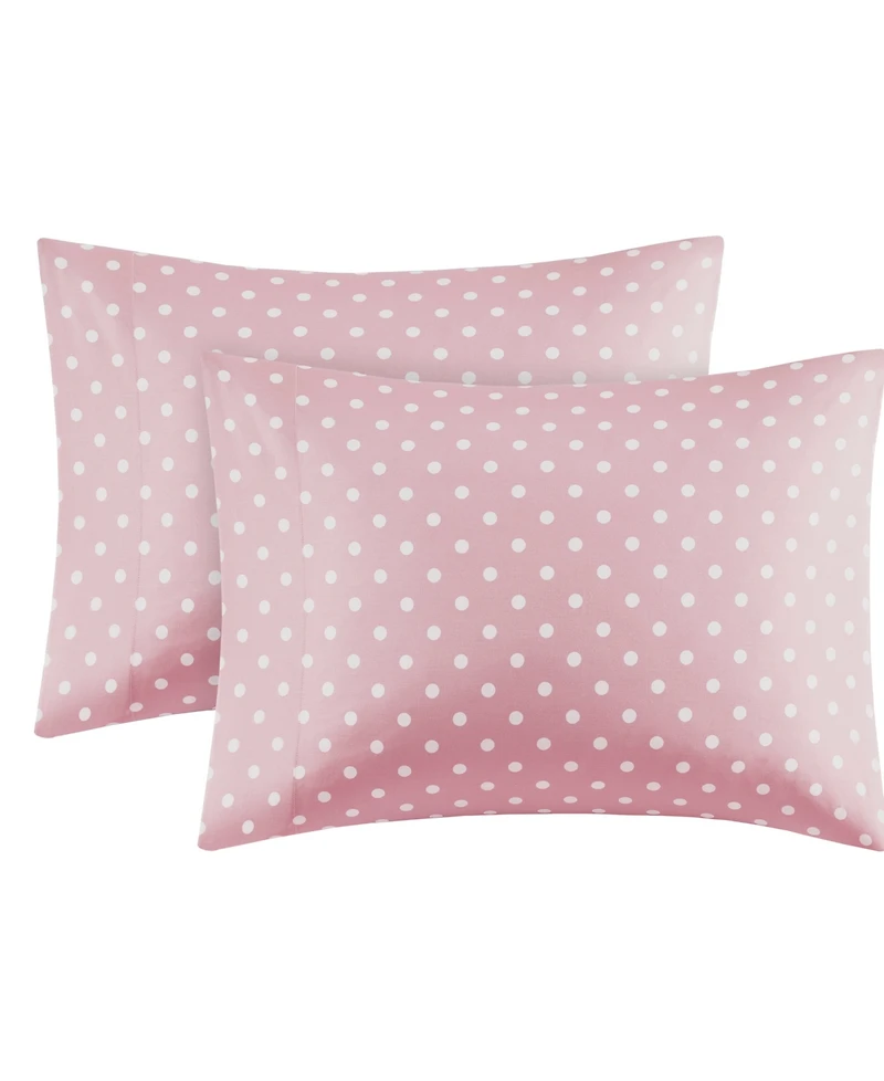 Intelligent Design Polka Dot Cotton 3-Pc. Sheet Set, Twin