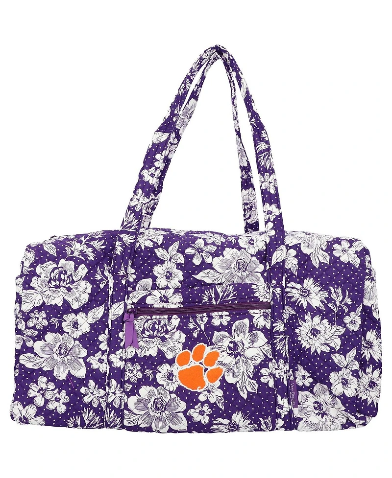 Men's and Women's Vera Bradley Clemson Tigers Rain Garden Large Travel Duffel Bag