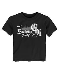 Toddler Boys and Girls Nike Black Chicago White Sox City Connect Graphic T-shirt