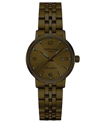 Certina Women's Swiss Ds Caimano Gold Pvd Stainless Steel Bracelet Watch 28mm