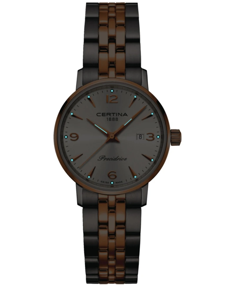 Certina Women's Swiss Ds Caimano Two-Tone Stainless Steel Bracelet Watch 28mm