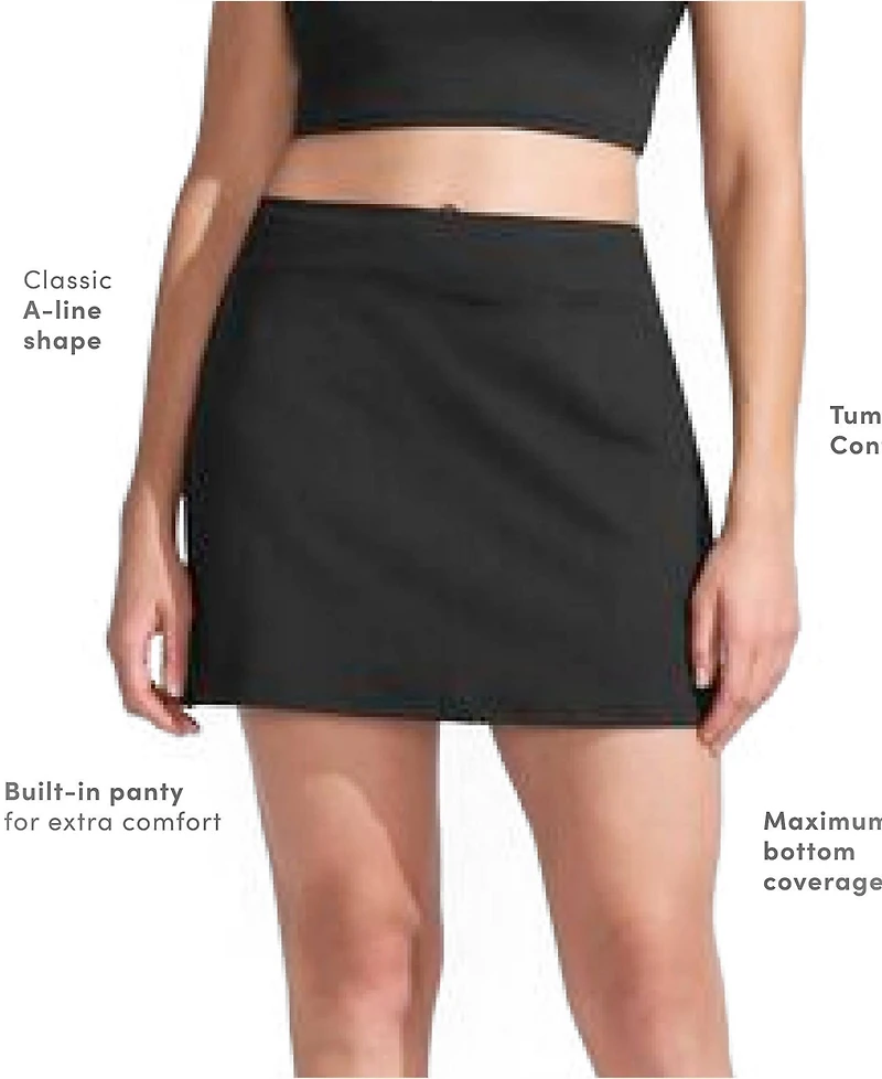 Lands' End Plus Tummy Control Swim Skirt
