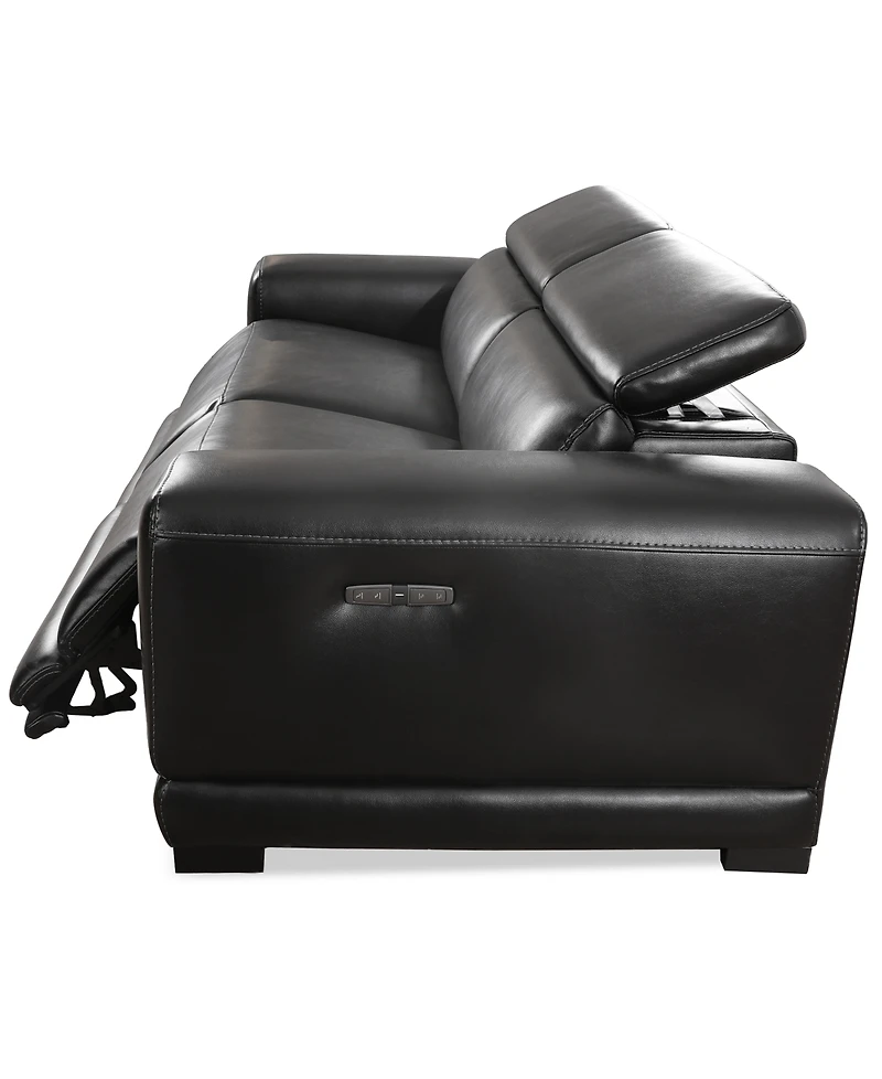 Closeout! Krofton 2-Pc. Beyond Leather Fabric Sofa with 2 Power Motion Recliners, Created for Macy's