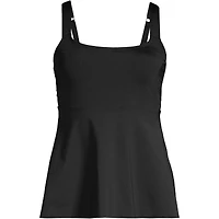 Lands' End Women's Dd-Cup Adjustable Scoop Neck Flutter Tankini Top