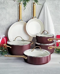GreenPan Padova Healthy Ceramic Nonstick Cookware Set, 10 Piece