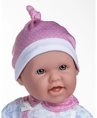 Jc Toys La Baby 14.3" Soft Body Baby Doll 3-Piece Outfit with Pacifier, Magic Bottle Set
