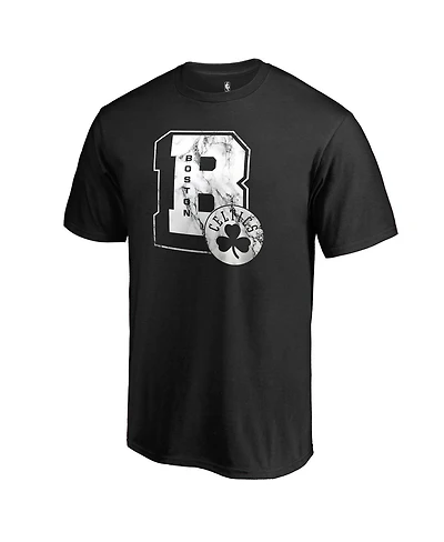 Men's Fanatics Black Boston Celtics Letterman T-shirt