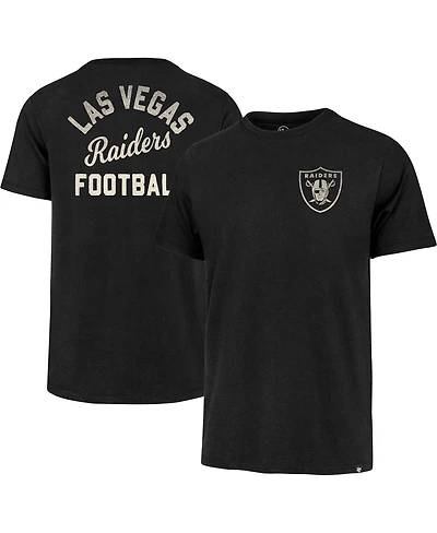 Men's '47 Brand Black Las Vegas Raiders Turn Back Franklin T-shirt