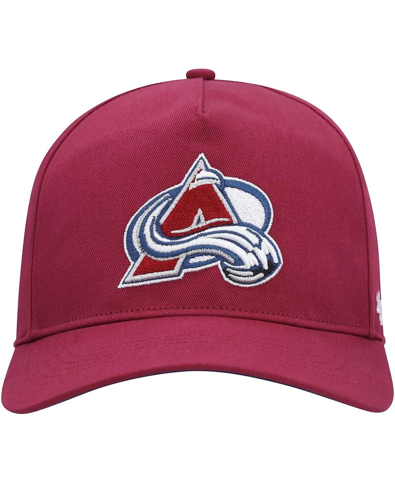 Men's '47 Brand Burgundy Colorado Avalanche Primary Hitch Snapback Hat