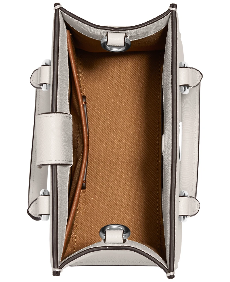 Coach Tote 16 Crossgrain Leather Crossbody Bag